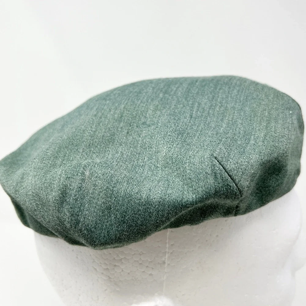 Girl Scouts Vintage Green Beret Hat ‎ Size Medium Trefoil Logo GS Monogram